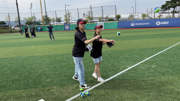 2025년 제2차 야구로 통하는 티볼 캠프(사진=KBO)