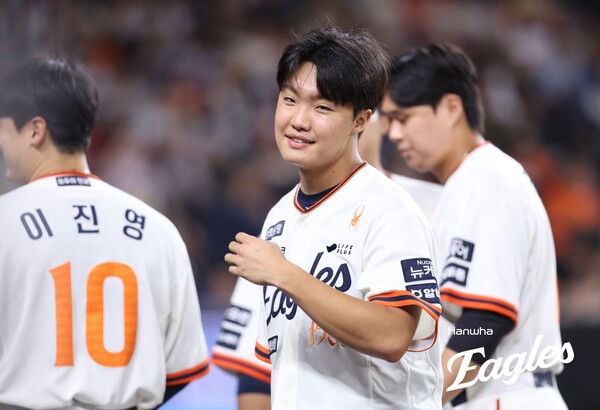 한화 루키 정우주가 29일 LG전에서 깜짝 호투했다. (사진=한화)