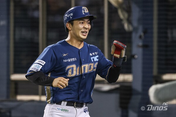 1일 LG전에서 멀티히트를 뿜어낸 김휘집. (사진=NC 다이노스)