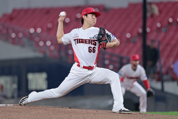 KIA 이도현은 2일 광주-KIA 챔피언스필드에서 SSG를 상대로 5이닝 무실점을 기록, 시즌 첫 승리를 거뒀다. (사진=KIA)