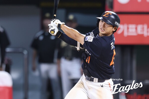 최인호의 3점 홈런(사진=한화)