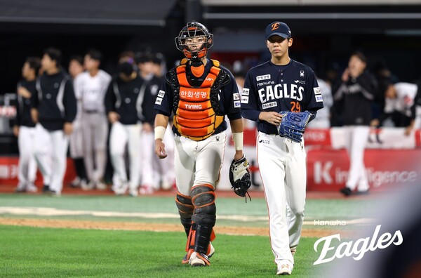 무승부로 끝난 경기(사진=한화)