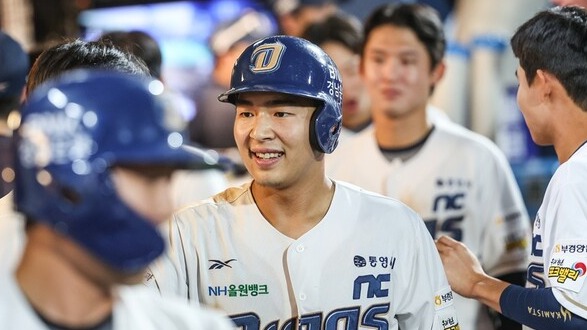 NC 김휘집은 4일 창원에서 SSG를 상대로 2회 3점 홈런을 쏘야 올렸다. (사진=NC)