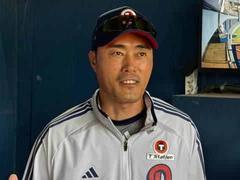 9월 26일 잠실 NC 다이노스전을 앞둔 두산 조성환 감독대행. (사진=스포츠춘추 박승민 기자)