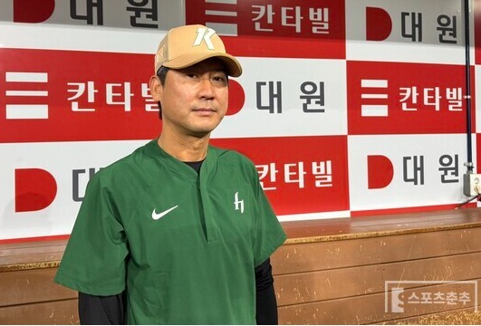 28일 고척 삼성전을 앞둔 키움 히어로즈 설종진 감독. (사진=스포츠춘추 박승민 기자)