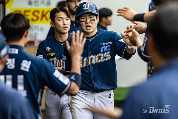 박민우는 선후배간의 조화, 팀 분위기가 NC 선전의 원동력이라고 말했다(사진=NC)