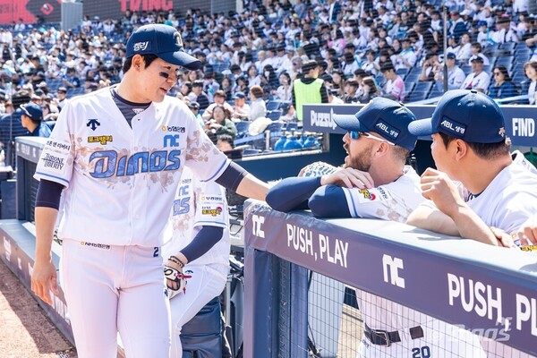 NC 원클럽맨 박민우(사진=NC)