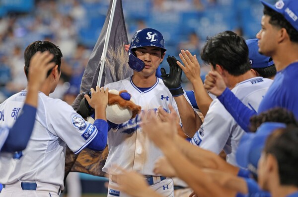 삼성의 간판타자 구자욱이 팀을 준플레이오프로 이끌까. (사진=삼성)