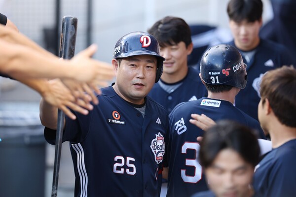 두산 양의지는 올 시즌 타율 0.337로 타격왕을 차지했다. (사진=두산)