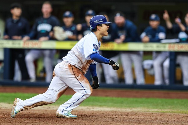 김헌곤의 쐐기 득점(사진=삼성)