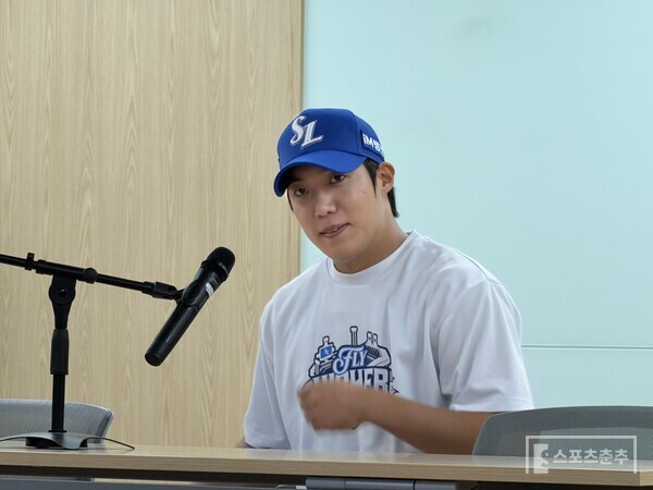 푸 른 피 의 에 이 스(사진=스포츠춘추 배지헌 기자)