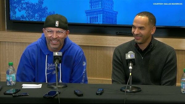 키드 감독과 해리슨 단장.