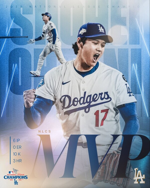 오타니가 경기를 지배했다(사진=LA 다저스 공식 SNS)