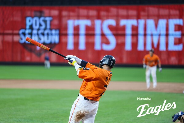 채은성의 타격 모습. (사진=한화)