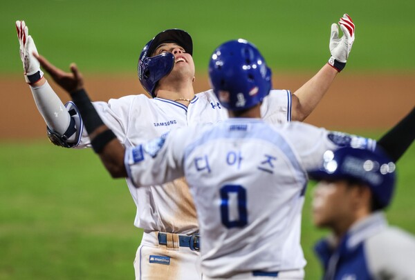 김영웅이 연타석 3점 홈런을 때려냈다. (사진=삼성)