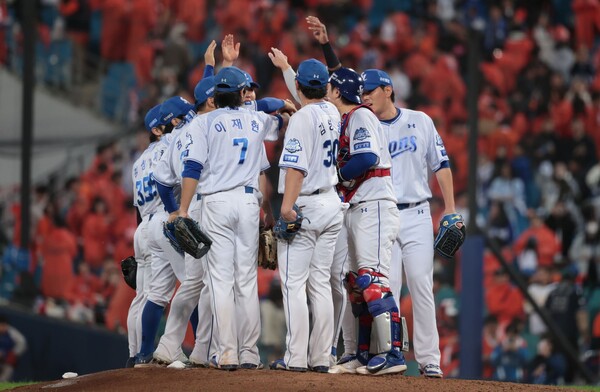 삼성이 시리즈를 2승 2패 원점으로 돌려놨다. (사진=삼성)