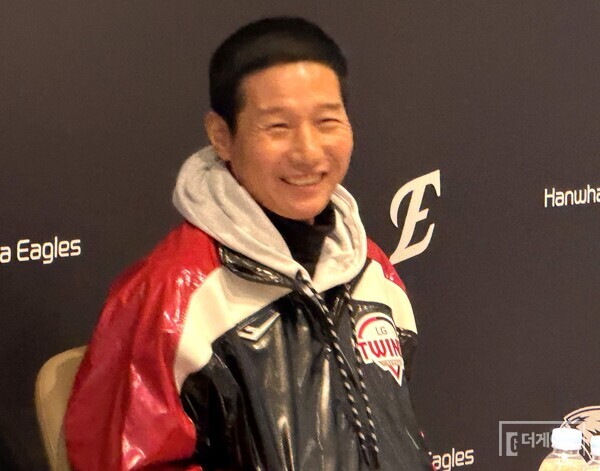 KS 3차전을 앞두고 취재진과 인터뷰 하고 있다. (사진=배지헌 기자)