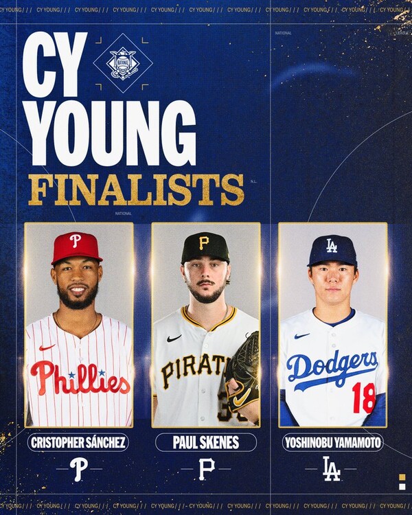 내셔널리그 사이영상 후보들(사진=MLB.com 공식 SNS)