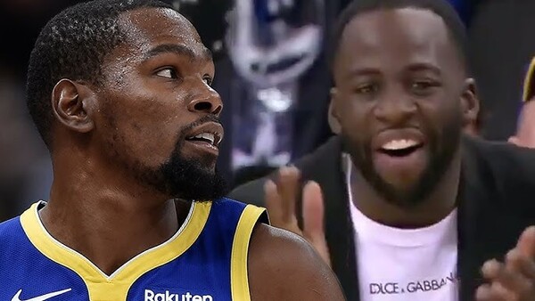 케빈 듀란트와 드레이먼드 그린.