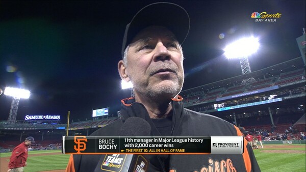 보치 감독의 샌프란시스코 시절(사진=MLB.com)