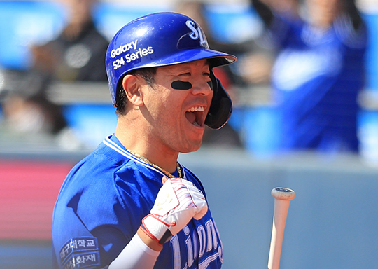 강민호가 내년에도 삼성 유니폼을 입을 수 있을까. (사진=삼성)