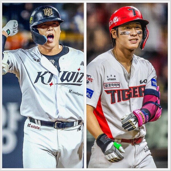 강백호와 박찬호(사진=KT, KIA)