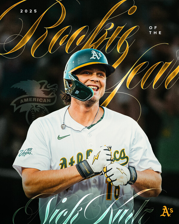 닉 커츠(사진=애슬레틱스 공식 SNS)