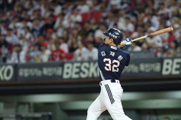 김재환은 올 시즌 wRC+ 118.1로 준수한 타격 생산성을 기록했다. (사진=두산)