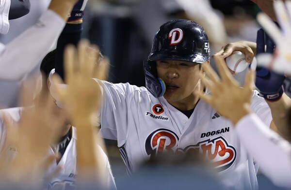 두산은 김재환과 비FA 다년계약을 추진 중인 것으로 알려졌다. (사진=두산)