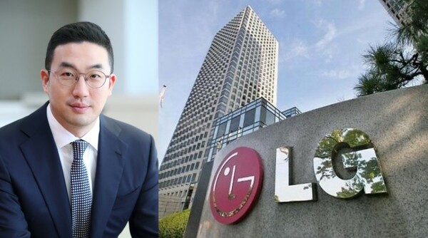 구광모 LG그룹 회장(왼쪽)과 LG 여의도 트윈타워 사옥. 사진=LG