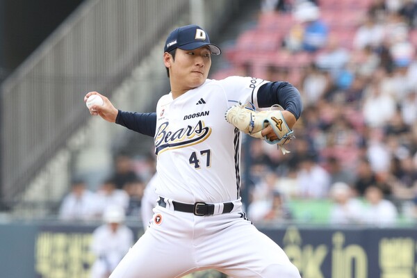 두산 베어스의 국내 에이스 곽빈. (사진=두산)