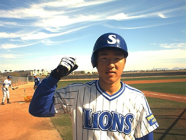 삼성 입단 초기의 최형우(사진=삼성)