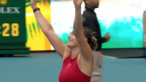 세계 1위 <b>사발렌카</b>, <b>마이애미 오픈</b> 첫 <b>우승</b>...WTA 투어 통산 19번째 타이...
